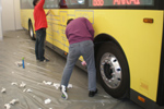 Rear face of Ankai bus